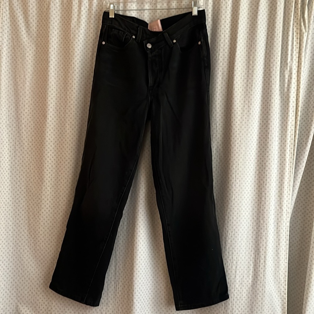 *SOLD* REVICE Denim Black Crisscross Jeans
